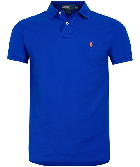 royal blue polo shirt men's.